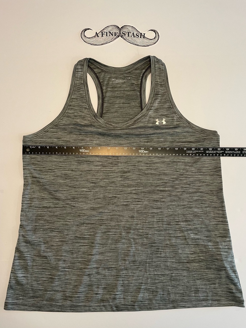 Under Armour Heather Gray Racerback Performance Tank